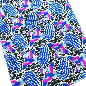 100% Silk Printed Crepe Fabric, Pure Mulberry Silk by the yard, premium and natural silk