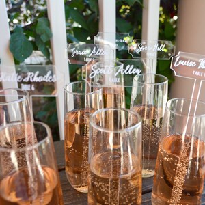 Personalized Engraved Acrylic Wedding Drink Stirrers Weddings and Events.Table Plan, Laser Cut with your Text.Escort,Place Setting Cards