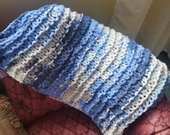 Manta para bebé Blue Skies, manta para el regazo, manta para silla de ruedas