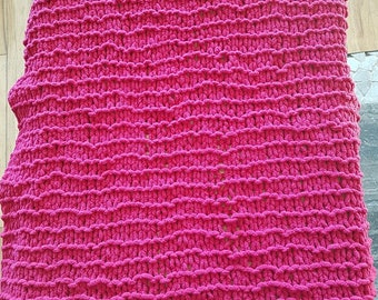 Cranberry Baby Blanket / Lap Blanket / Wheelchair Blanket