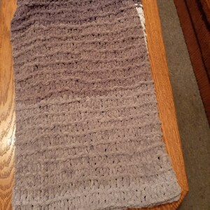 Charcoal Ombre Baby Blanket / Lap Blanket / Wheelchair Blanket