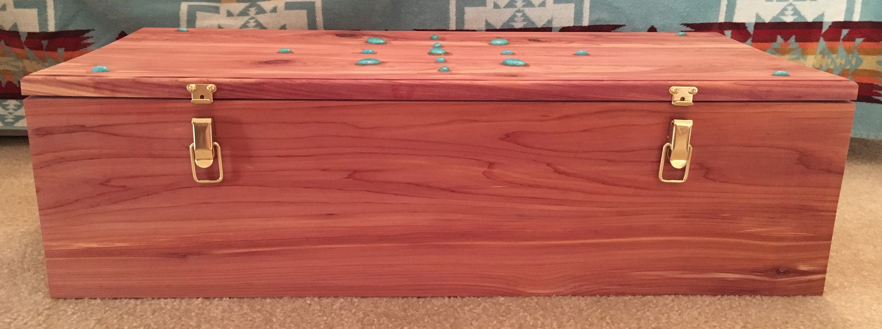 Cedar Box With a Shelf O 27 L X12 1/2 W X 8 Etsy Canada