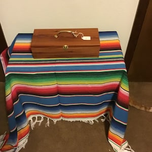 Cedar Box (I) with Handle 14&quot; x 5 3/4&quot; x 3 1/2&quot; (OUTSIDE MEASUREMENTS)
