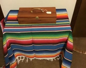Cedar Box (I) with Handle 14&quot; x 5 3/4&quot; x 3 1/2&quot; (OUTSIDE MEASUREMENTS)
