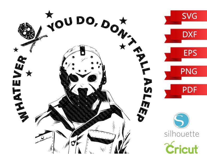 Friday The 13th SVG Halloween SVG Jason Voorhees svg Scary | Etsy