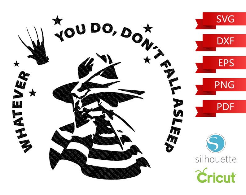 Download Whatever You Do Don't Fall Asleep SVG Scary Movie Quotes ...
