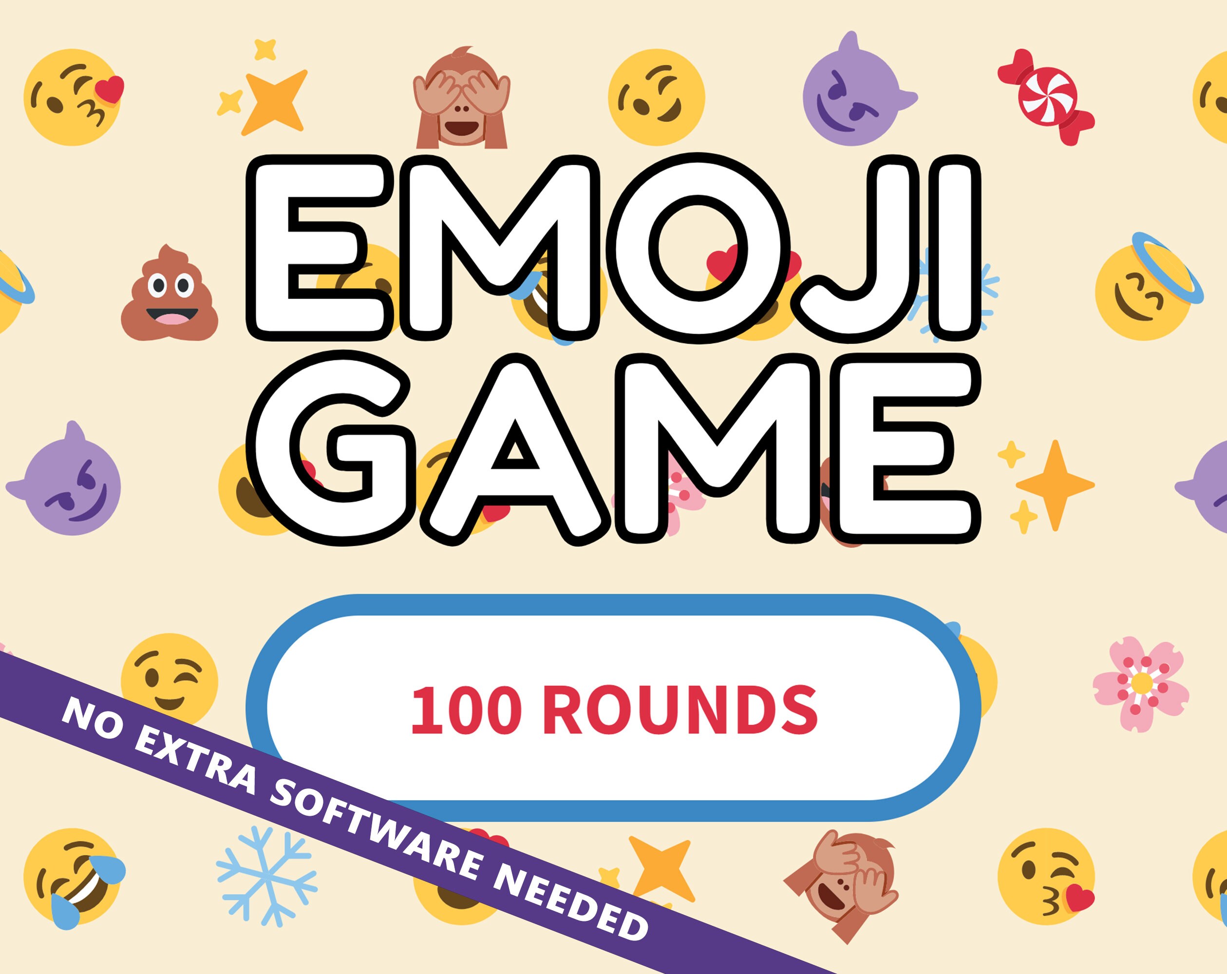 Emoji Spiel Raten Sie die Filme Quarantäne Spiel Zoom Quiz Etsy