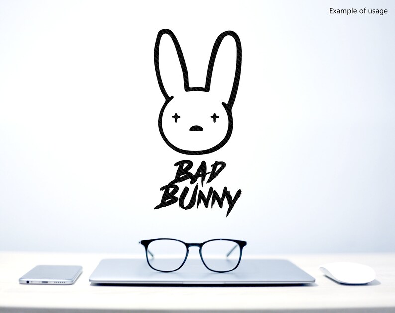 Bad Bunny Logo SVG El Conejo Malo Bad Bunny Music SVG Cut ...