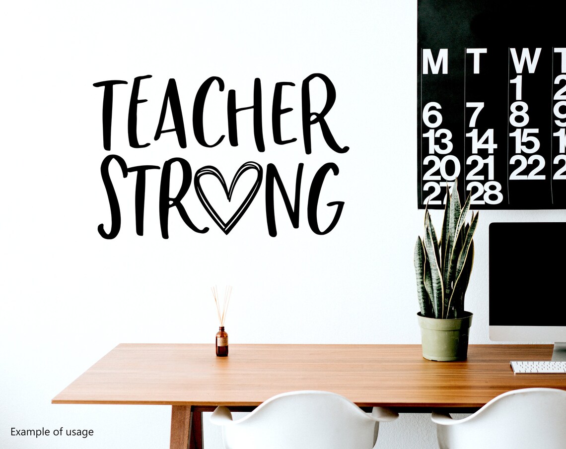 Download Teacher Strong svg Quote SVG Graduation png Strong Teachers | Etsy