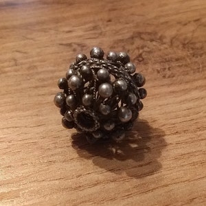 Silver filigree bead, old original