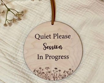 Therapy Sign / in Session Sign / Please Do Not Disturb / - Etsy