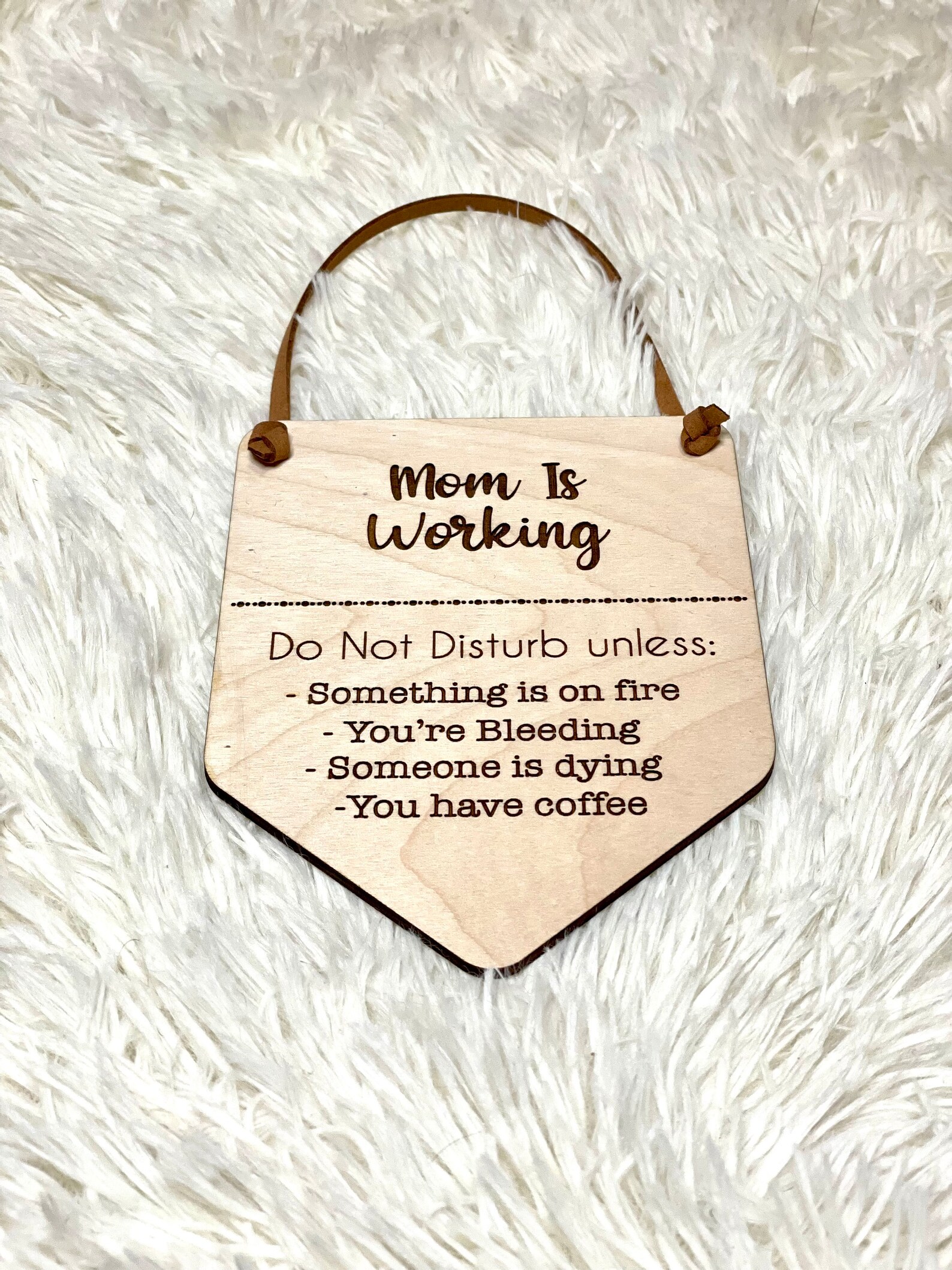 Mom is Working Sign Do Not Disturb Sign Working From Home - Etsy