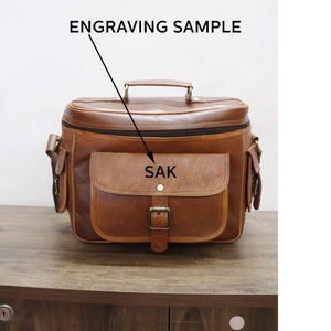 Sac photo fait main en cuir sac à bandoulière de voyage pour appareil photo reflex numérique sac de photographie en cuir cartable pour homme femme meilleur cadeau pour mari