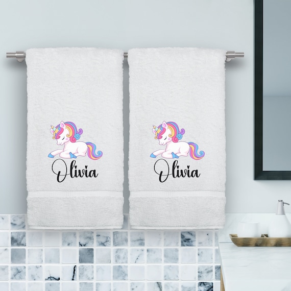 Unicorn hotsell towel set