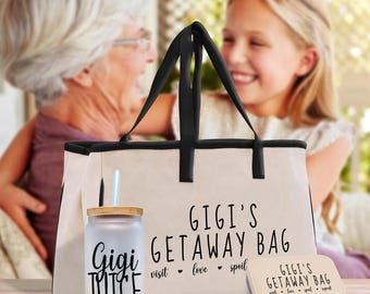 Noni's Getaway Canvas Tote Bag, Grandma Gift (GM1021) - Etsy