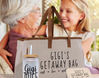 Nina's Getaway Canvas Tote Bag - Grandma Gift (GM1018) - Etsy