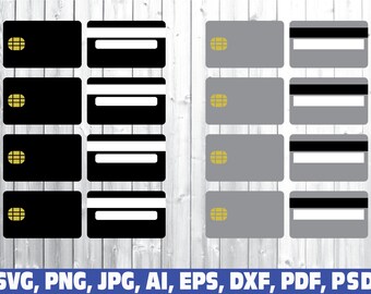 Download Credit Card Svg File Etsy