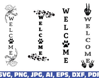 Download Vertical Welcome Svg Etsy