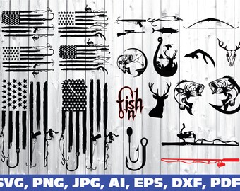 Download Fishing Hunting Svg Etsy
