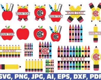 Download Split Crayon Svg Etsy