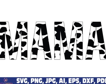 Download Mama Cow Svg Etsy