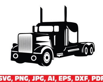 Download Semi Truck Svg Etsy