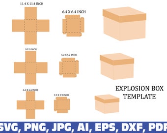 Download Explosion Box Svg Etsy