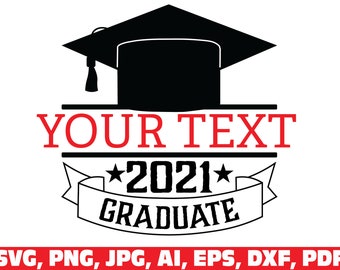 Download Split Graduation Cap Etsy