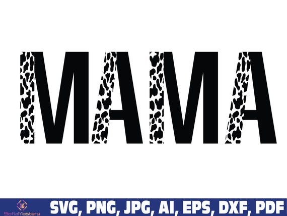 mama cow print shirt