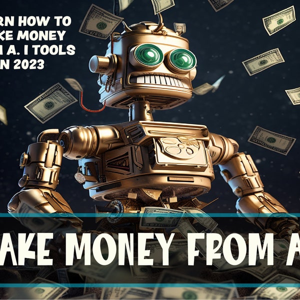 How to make money from AI, How to make passive income from AI tools, Midjourney Prompts guide, chat gpt, how to sell AI Art on etsy guide