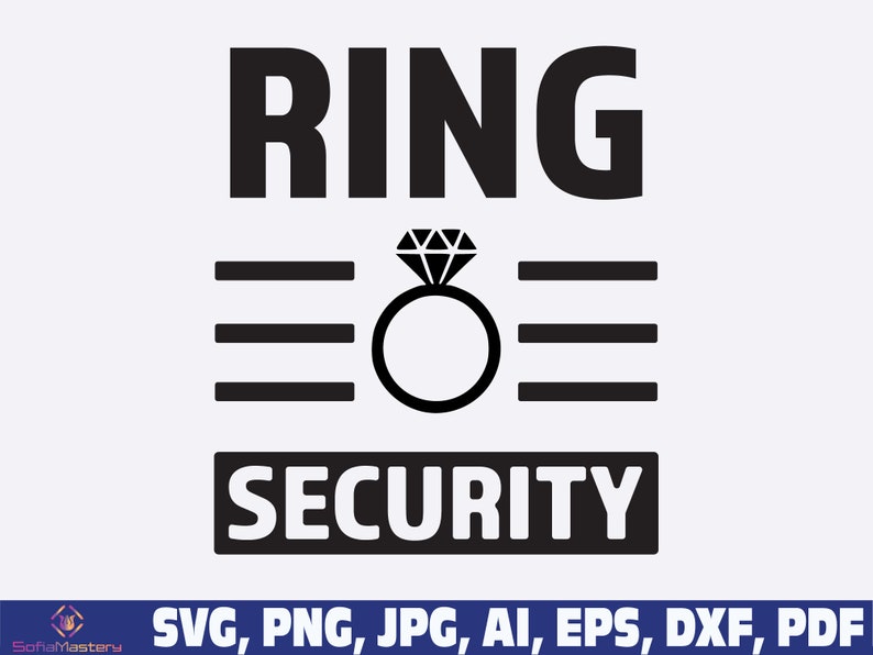 Ring Security Svg Png Wedding Svg Wedding Party Svg Ring - Etsy