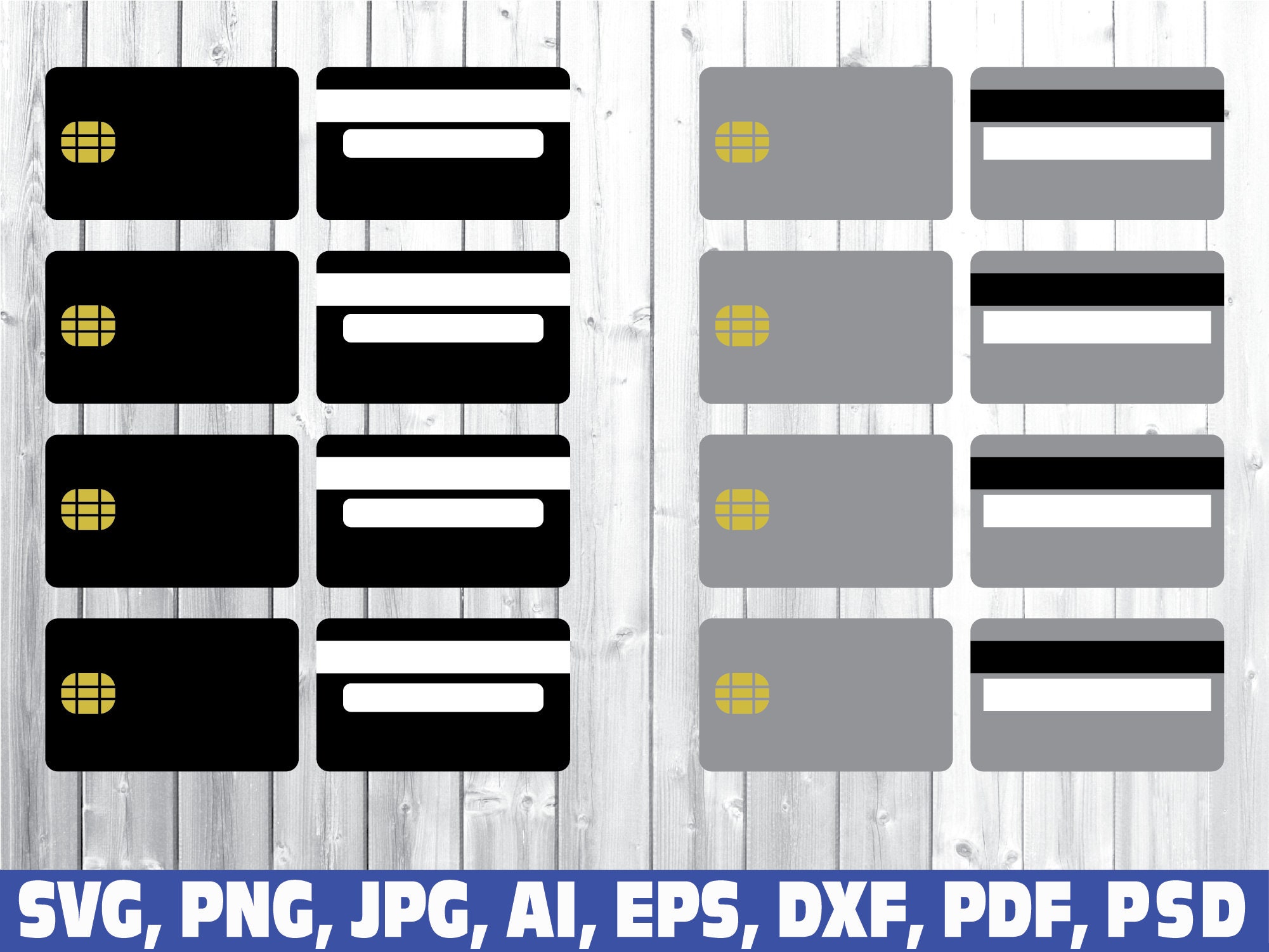 Credit Card Svg - Printable Cards