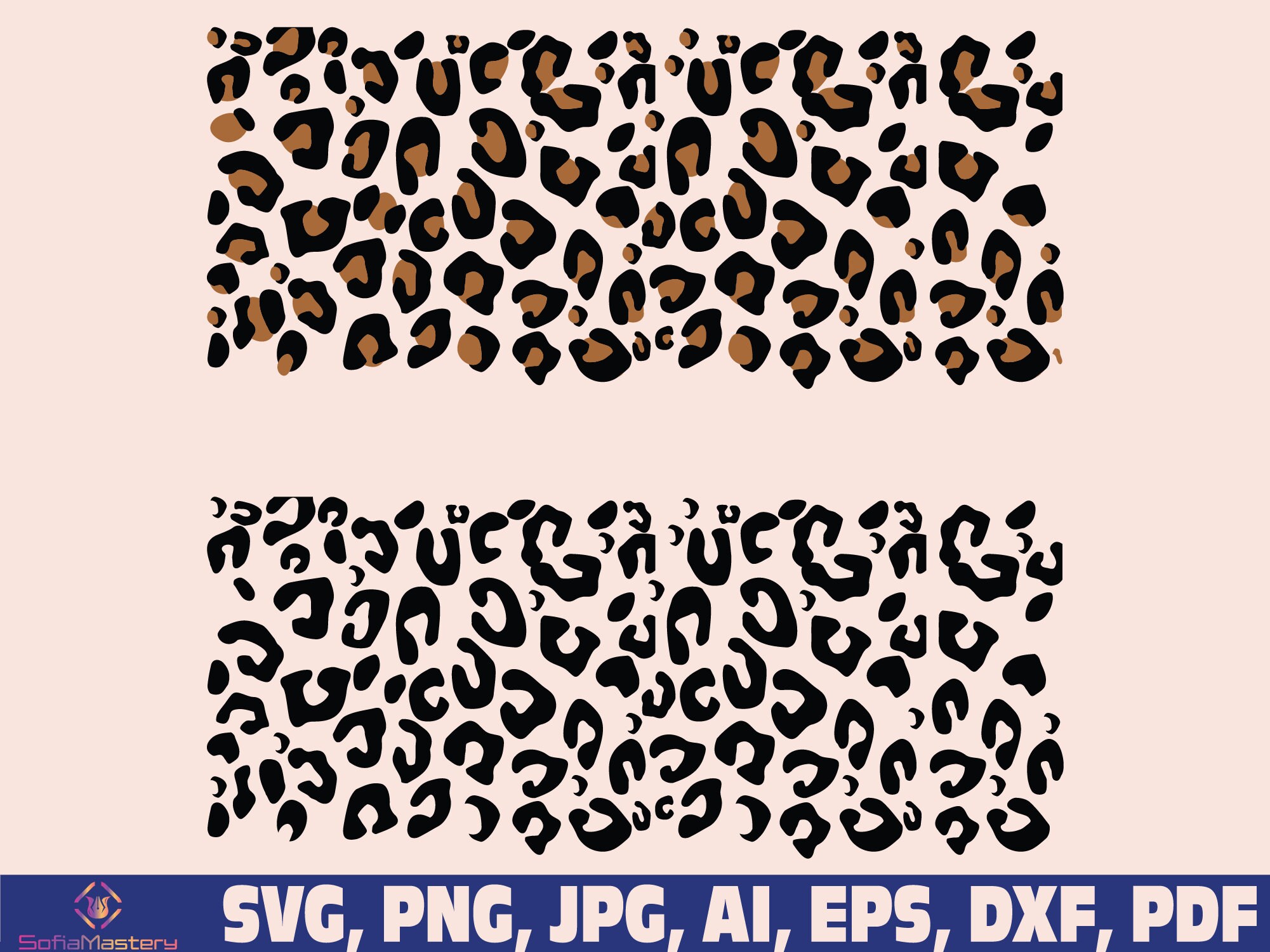Leopard Print Wrap SVG