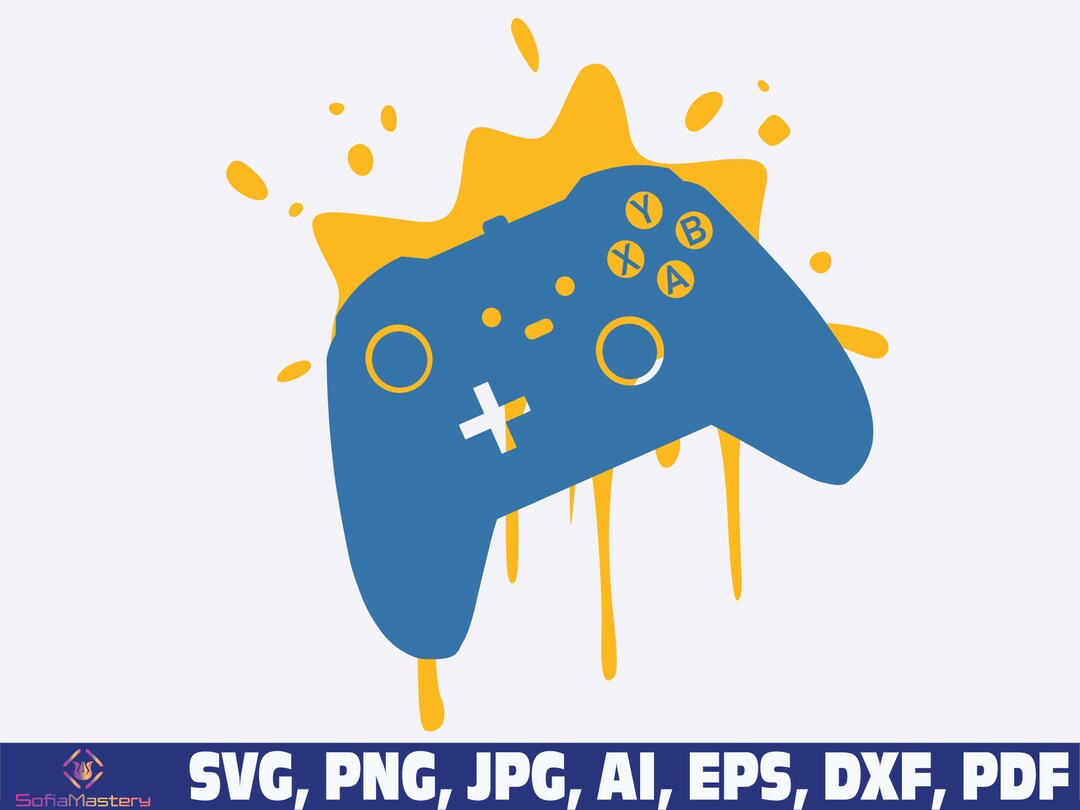 Gamer Controller SVG Png Gamer Svg Video Game Svg Xbox Ps6 - Etsy