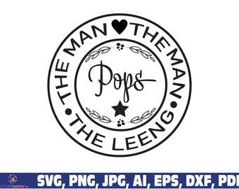 pops the man the myth the legend svg, dad svg png, father's day svg png, dada daddy dad bruh svg png, Best Dad, Happy Fathers Day svg