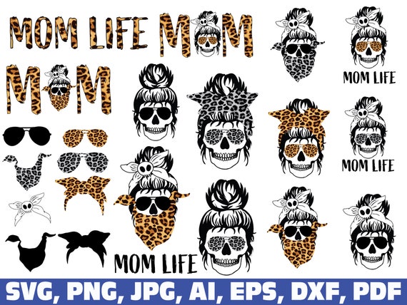 Download Mom Life Svg Mom Life Png Mom Life Skull Svg Mom Skull Svg Etsy