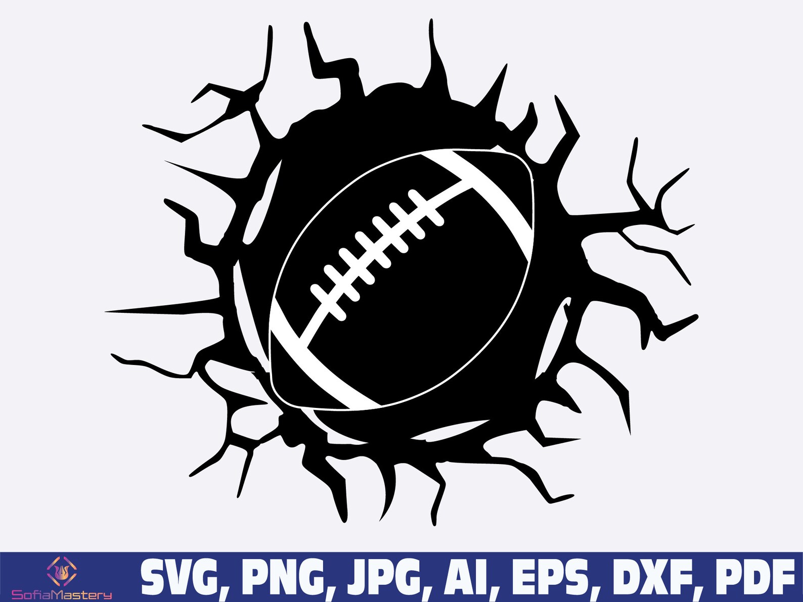 Football Player Svg Football Name Svg Football Svg Football Etsy