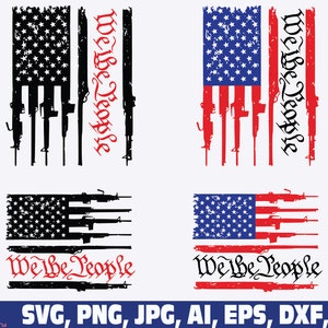 We the People Svg We the People American Flag Svg 2nd - Etsy