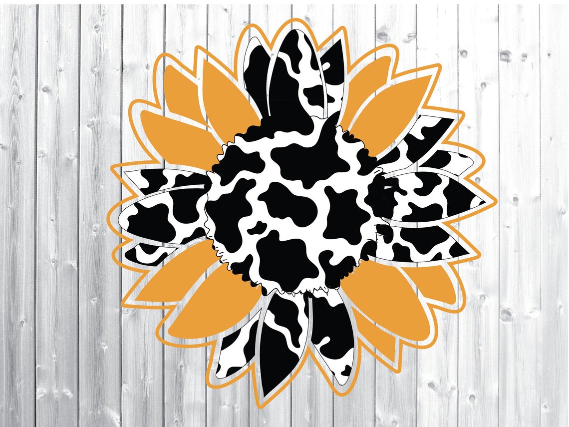 Download Sunflower cow svg sunflower svg sunflower clipart ...