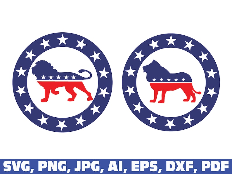 Free Free 184 Patriot Party Lion Svg SVG PNG EPS DXF File