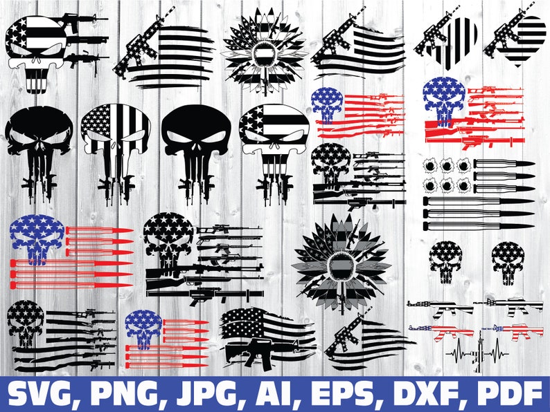 Download Rifle flag svg gun flag svg bullet flag svg gun rifle ...