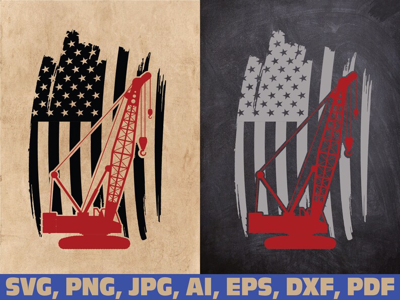 Download Crane american flag svg Crane Operator svg crane flag svg ...