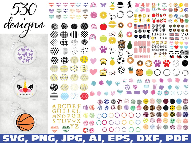 Download Keychain svg bundle Keychain Pattern SVG Key Ring Pattern ...