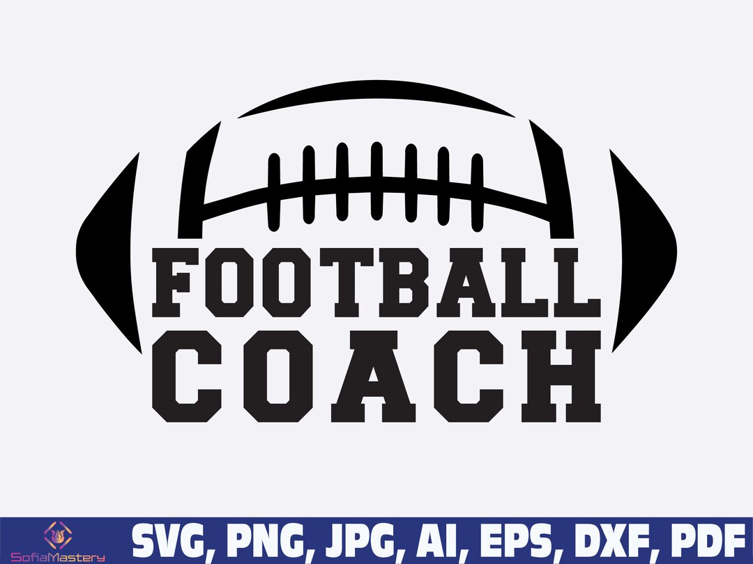 Football Coach Svg Png Football Svg Png Football Coach Game Etsy Ireland