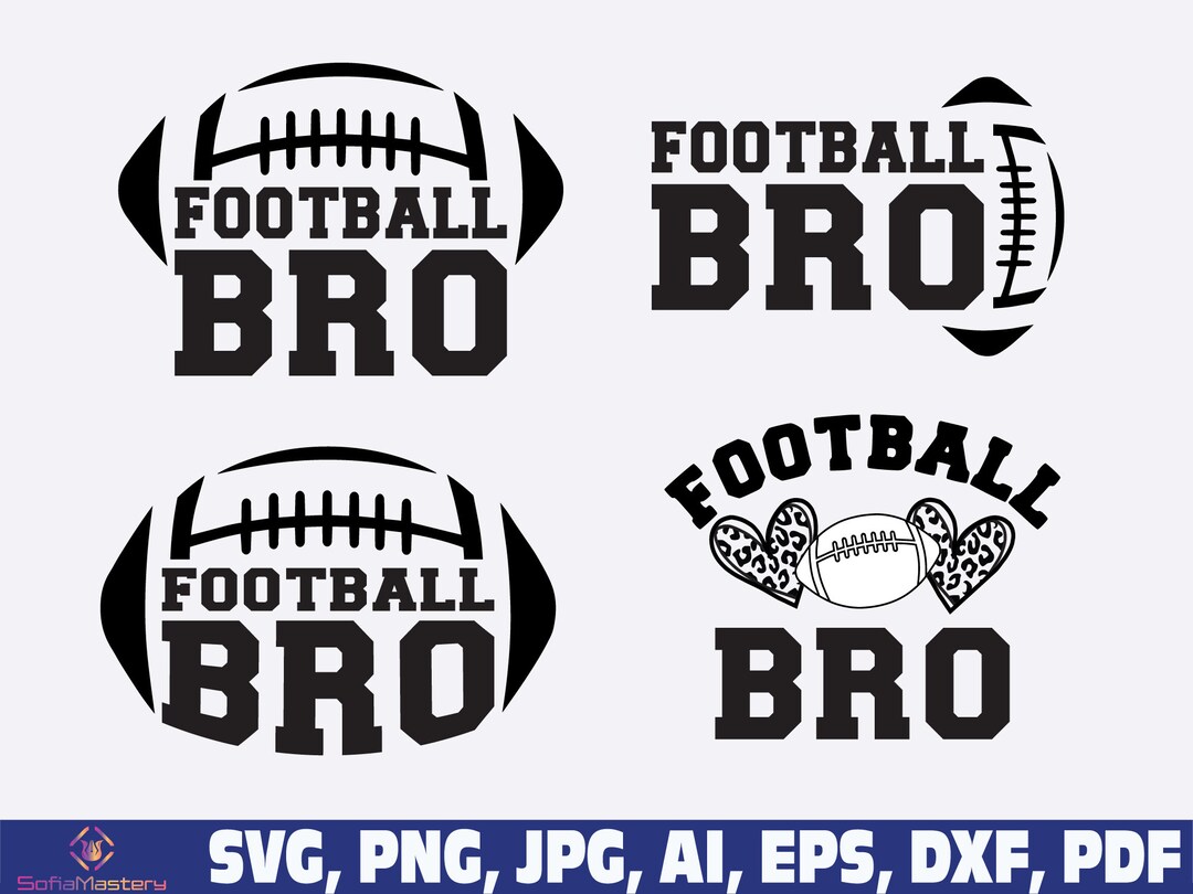 Football Brother Usa Flag Svg Png Football Bro Svg Png - Etsy