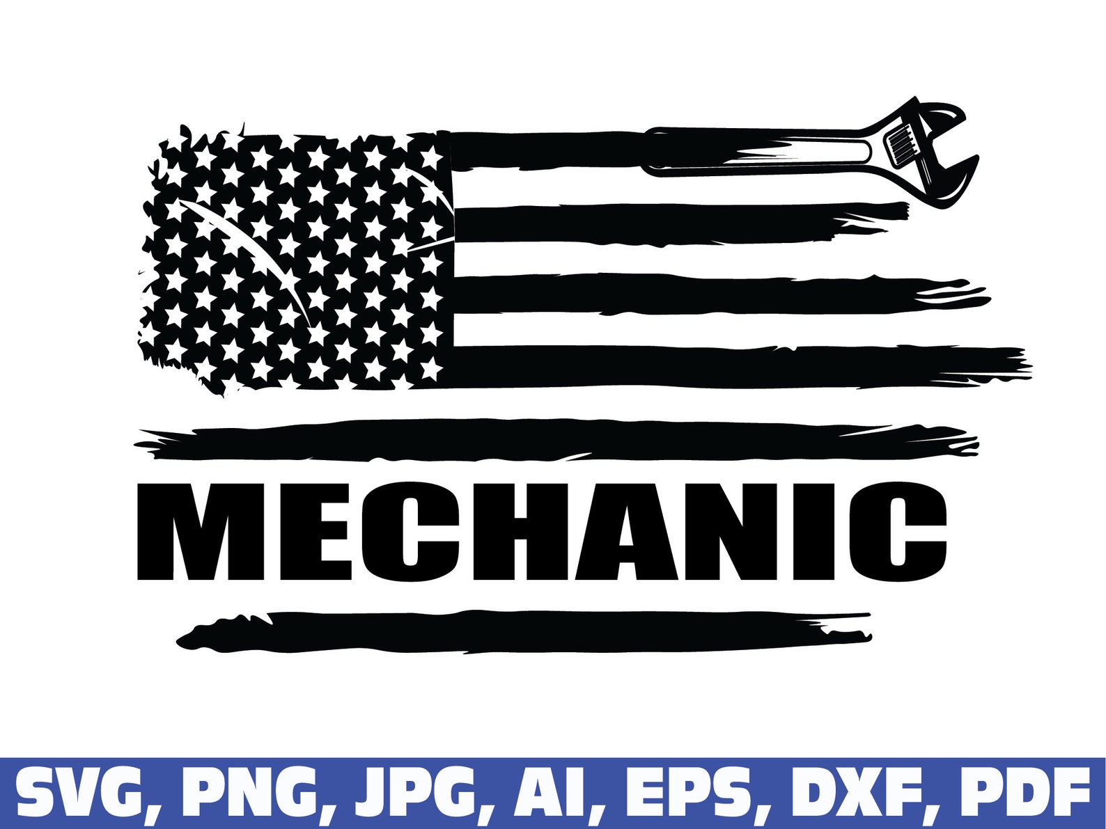 Mechanic Svgmechanic Flag Svg Mechanic American Flag Svg - Etsy
