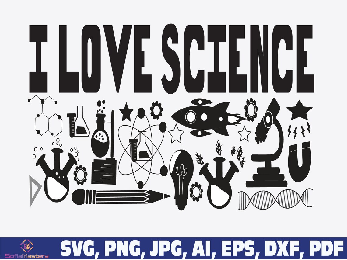 I Love Science Svg Png Science Svg Science Svg Scientist Etsy Ireland
