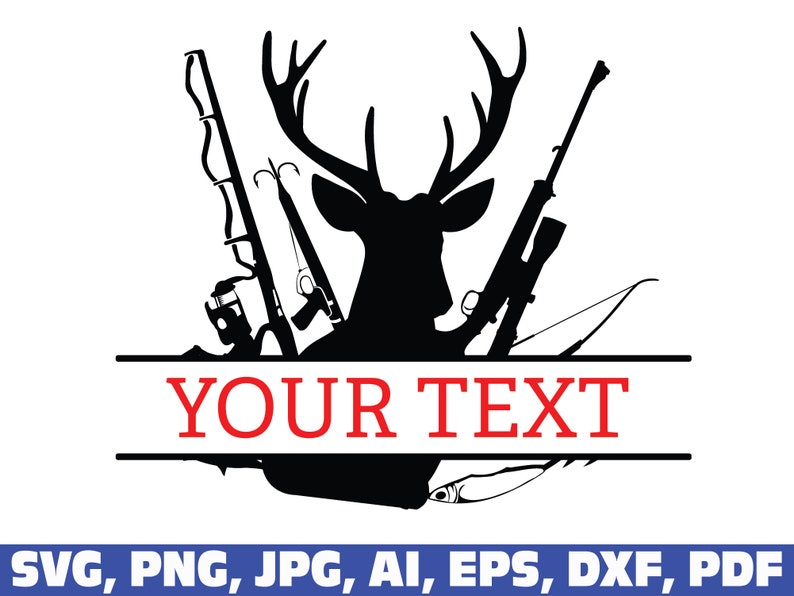 Download Deer monogram svg hunting fishing svg fishing svg hunting ...