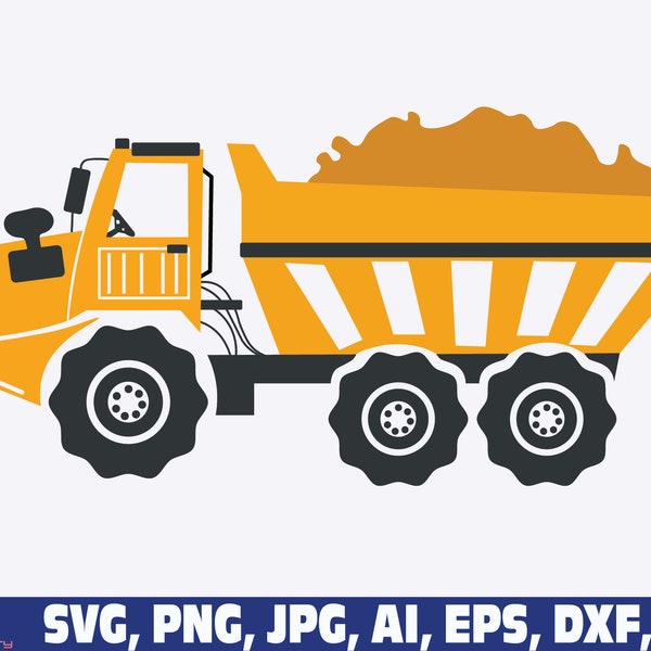 Construction Svg, Birthday boy svg, Construction Birthday Svg, baby Toddler Excavator svg, boys kid Birthday Svg, Trucks Svg, Dump Truck Svg