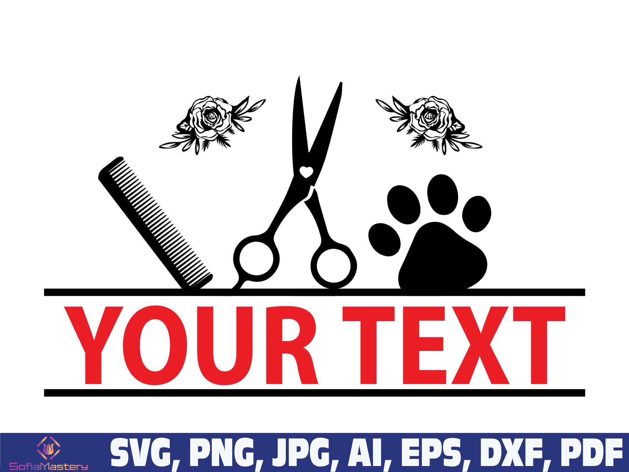 Dog Groomer Svg Png Dog Grooming Hair Dryer Heart SVG Dog Etsy Canada